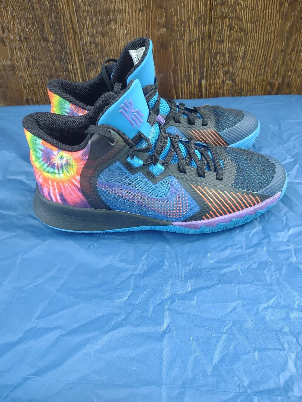 Nike Kyrie Flytrap 5 GS 'Photo Blue Tie-Dye' basketball shoes 4.5Y